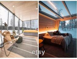 The Glass Box Mirrored Container Home PreFabricated Cabin