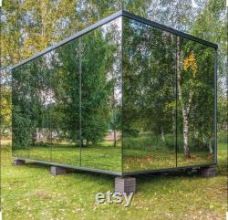 The Glass Box Studio (Empty Cabin) for yoga studio, events, office, creative space