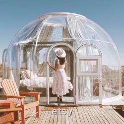 The Glass Bubble Prefabricated House Dome for Tiny Cabin, Glamping Tent or Greenhouse