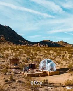 The Glass Bubble Prefabricated House Dome for Tiny Cabin, Glamping Tent or Greenhouse