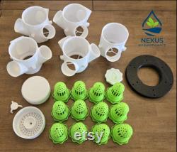 The Nexus OG 3D Printed Hydroponic Tower Starter Kit by Nexus Hydroponics Born From a Boundary, Built for the Future