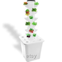 Tower Garden Hydroponics Growing System Indoor Smart Garden Nursery Germination Kit Including Smart Plug Water Level Water Pump