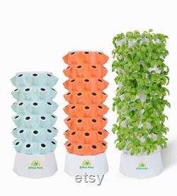 Tower hydroponic system Indoor home Greenhouse automated hydroponic producing strawberries