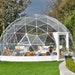 Transparent Geodesic Dome Green House With Glass Door (heavy Duty)