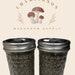 Two Brf Jars Brown Rice Flour Nutrient Fortified Mushroom Substrate