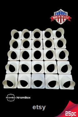 Ultimate Hydroponic Set Get AttachedNet Pots for 4 Inch Square PVC Perfect For Hydroponic Tower Garden (27 Pack)
