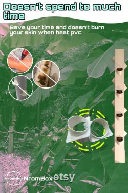 Ultimate Hydroponic Set Get AttachedNet Pots for 4 Inch Square PVC Perfect For Hydroponic Tower Garden (27 Pack)