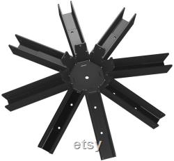 Universal, Iron, 8-way Octagon Spider Bracket