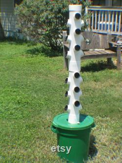 Vertical Hydroponic Aeroponic Grow Tower