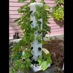 Vertical Hydroponic Garden Tower System Indoor Outdoor Home Grow Kit