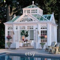 Victorian Greenhouse in White