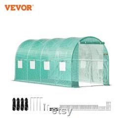 Walk-in Tunnel Greenhouse Galvanized Frame and Waterproof Cover
