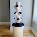 White Diy 12 Plant Hydroponic Tower
