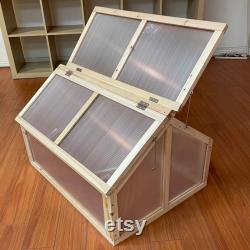 Wooden Cold Frame DIY Hydroponic Greenhouse