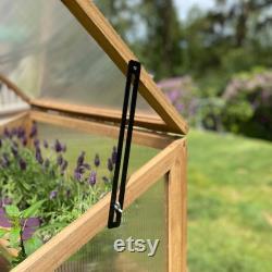 Wooden Framed Polycarbonate Garden Growhouse