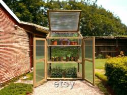 Wooden Polycarbonate Growhouse Cold Frame Mini Greenhouse