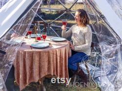 Zome tent for dining or Greenhouse