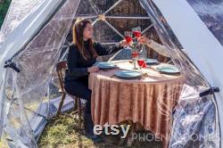 Zome tent for dining or Greenhouse