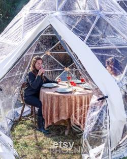 Zome tent for dining or Greenhouse