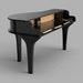 Presto Piano Shell In Gloss Black