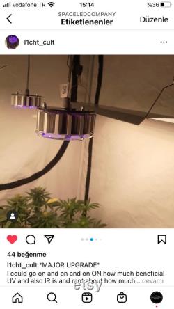 spaceLED Co. UV-IR EFFECT Grow Led Light Bloom Booster Ultraviolet and Infrared Quantum Board Made in UsA