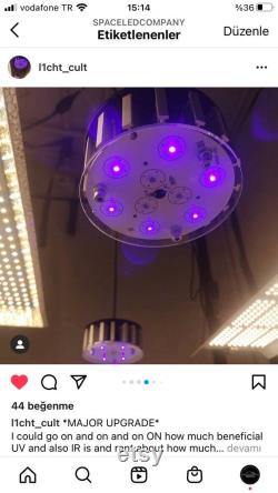 spaceLED Co. UV-IR EFFECT Grow Led Light Bloom Booster Ultraviolet and Infrared Quantum Board Made in UsA